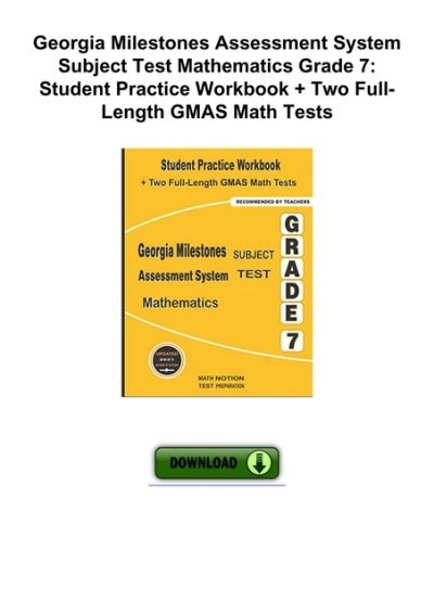This practice test&x27;s realistic format and high-quality practice questions can help your student succeed on the Georgia. . Gmas practice test pdf